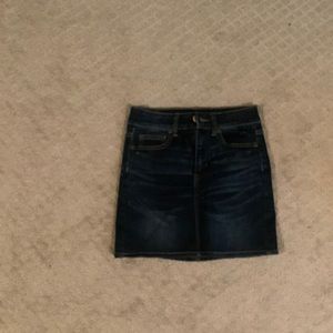 Dark Washed Denim Skirt